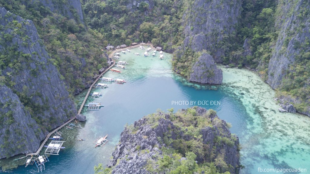 Tiếp tục cảnh lối vào hồ Kayangan - Du lịch Palawan - Phần II: Coron - Đức Đen