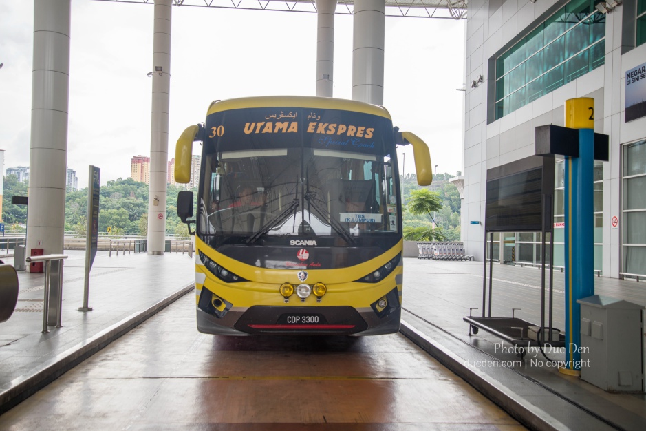 Bến xe bus ở Kuala Lumpur đi Cameron Highland