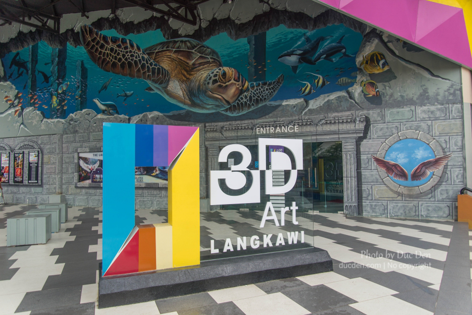 Bảo tàng nghệ thuật 3D ở chân núi có Langkawi Sky Bridge