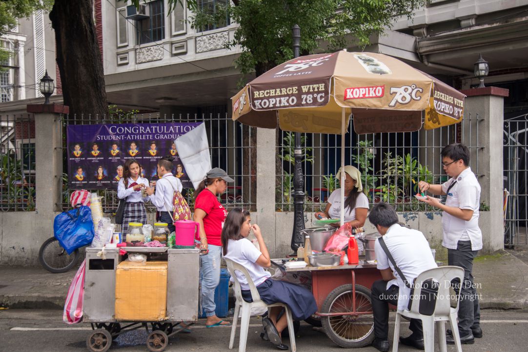 Một góc street food ở Manila - Có gì đó giống Việt Nam?