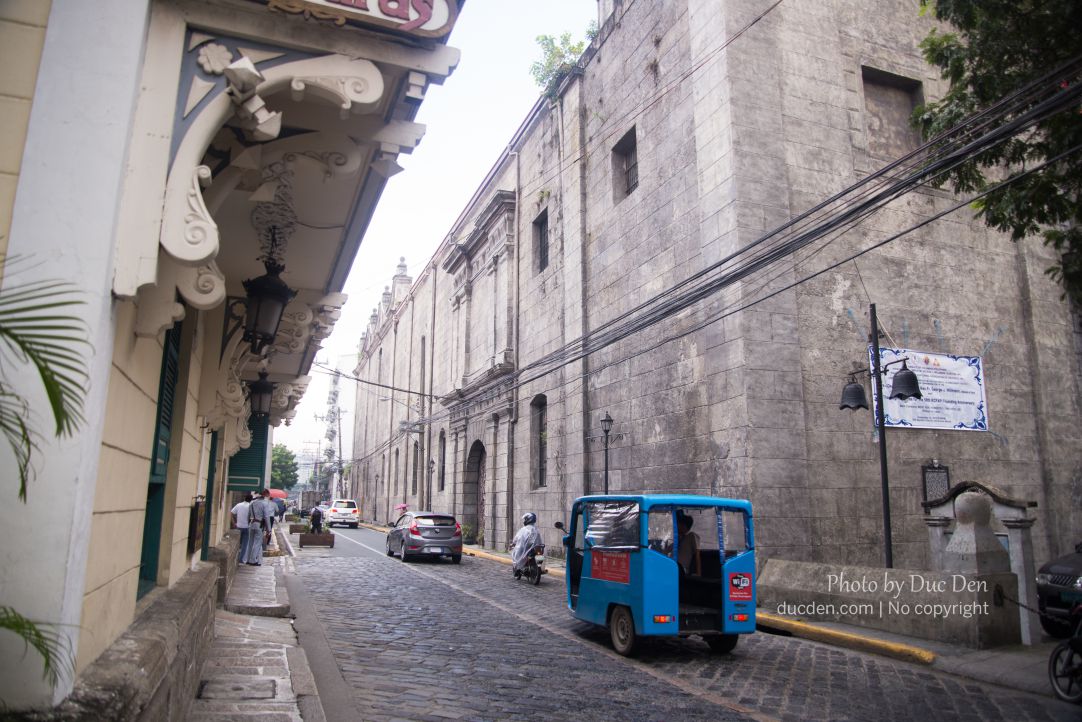 Một góc đường phố cổ ở Manila